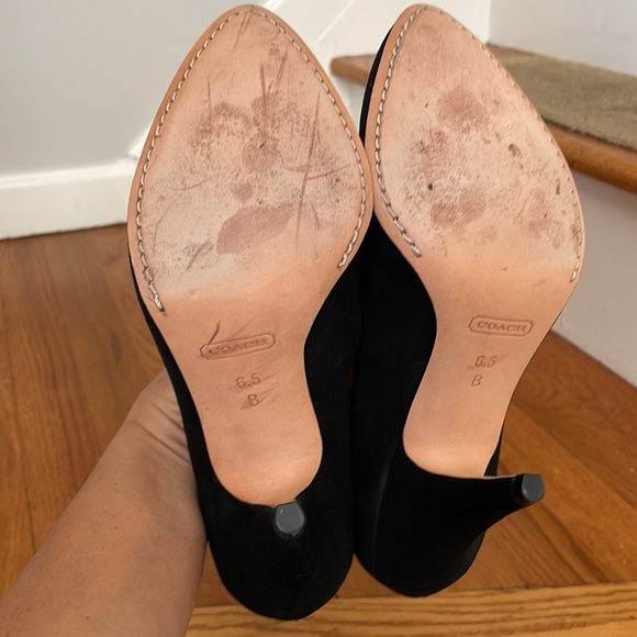 Practically New Suede COACH Shoes - Picture 6 of 7